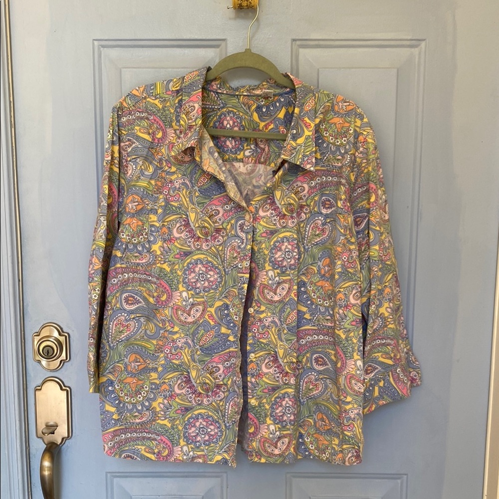 IZOD Floral Paisley Shirt